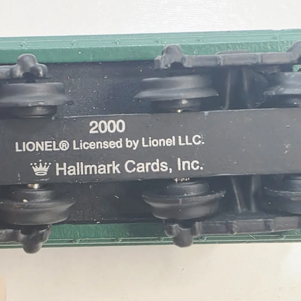 Vintage Hallmark Lionel Train Christmas Ornaments 6 Piece Lot 1998 to 2001